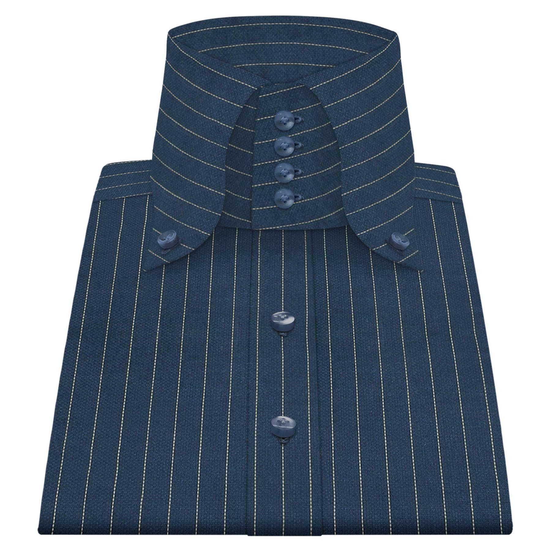 pin collar long sleeve dress shirts for men Aimik Hanes Men's Long Sleeve Dress Shirt Regular Fit Button Down Shirts with Collar Pin Inner Contrast Color Shirt Stretch Satin/Jacquard Shirt for
