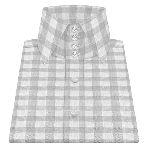 english spread collar dress shirts Stretch Supima Cotton Non-Iron English Spread Collar, Bold Plaid Dress Shirt