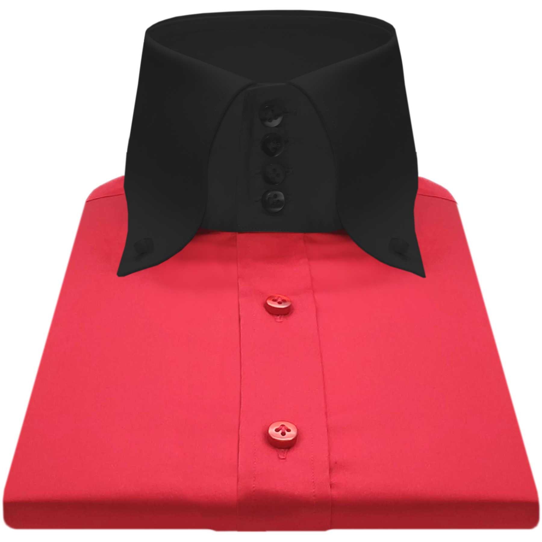 white christmas dresses Lederhosen Shirt Men Checkered Red S main image 1