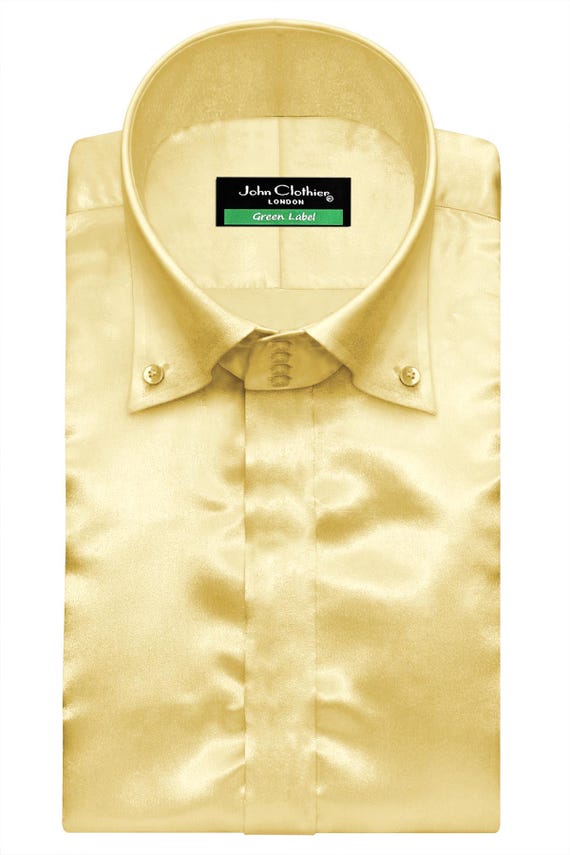 men's dress shirt hidden button down collar The Hidden Button Down Collar