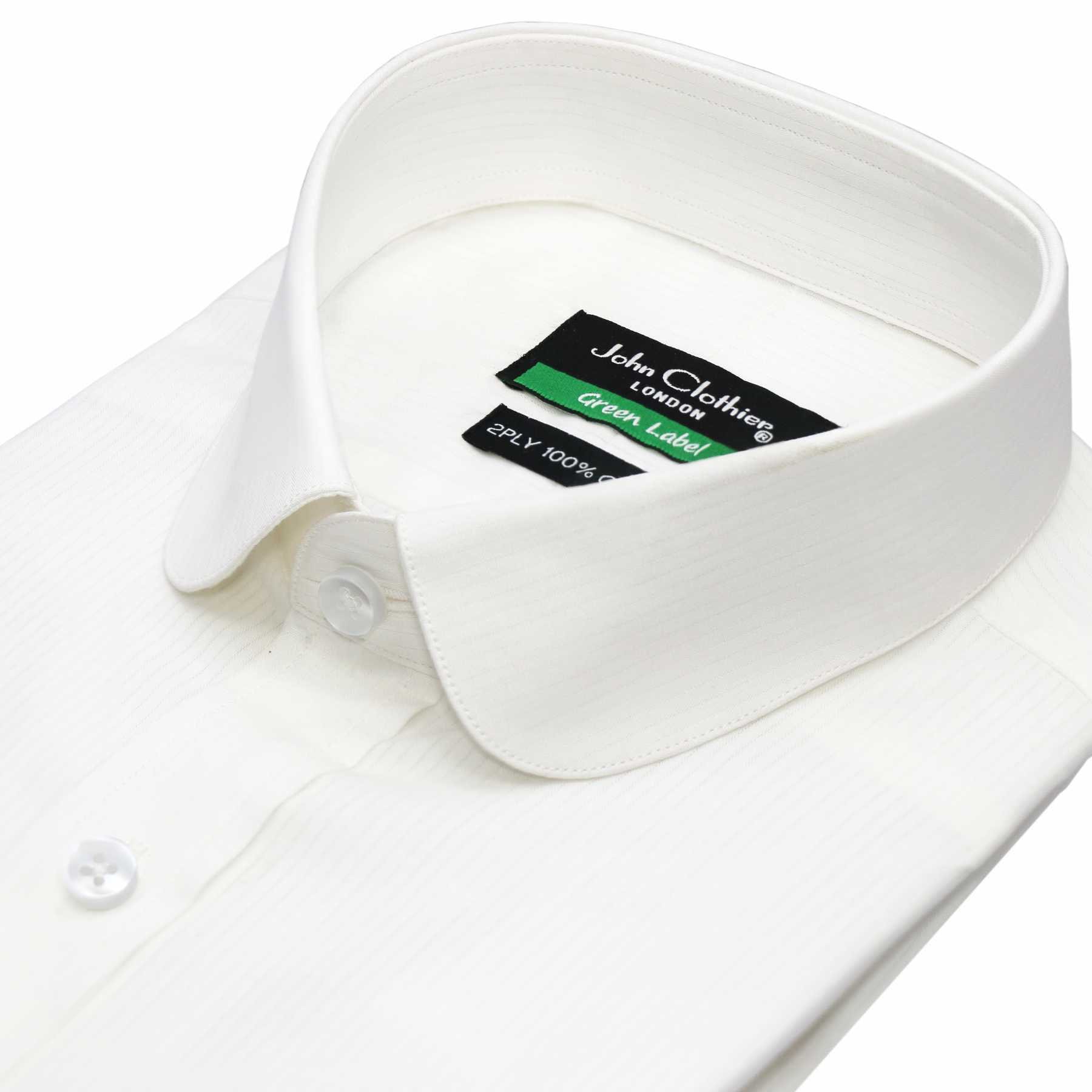 white christmas dresses Linen Stripe Club Collar Shirt