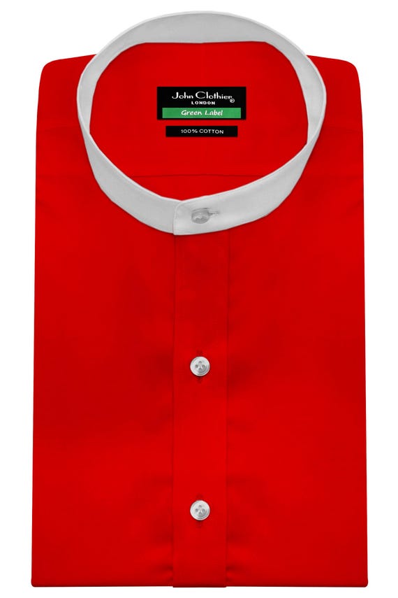 mens red button down dress shirt Vintage 90s Ralph Lauren Men's Red Cotton Button Down Shirt Made in US
