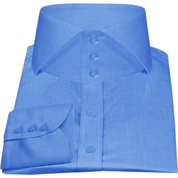 cutaway collar dress shirts Classic STRIPE CUTAWAY-COLLAR SHIRT Navy 41