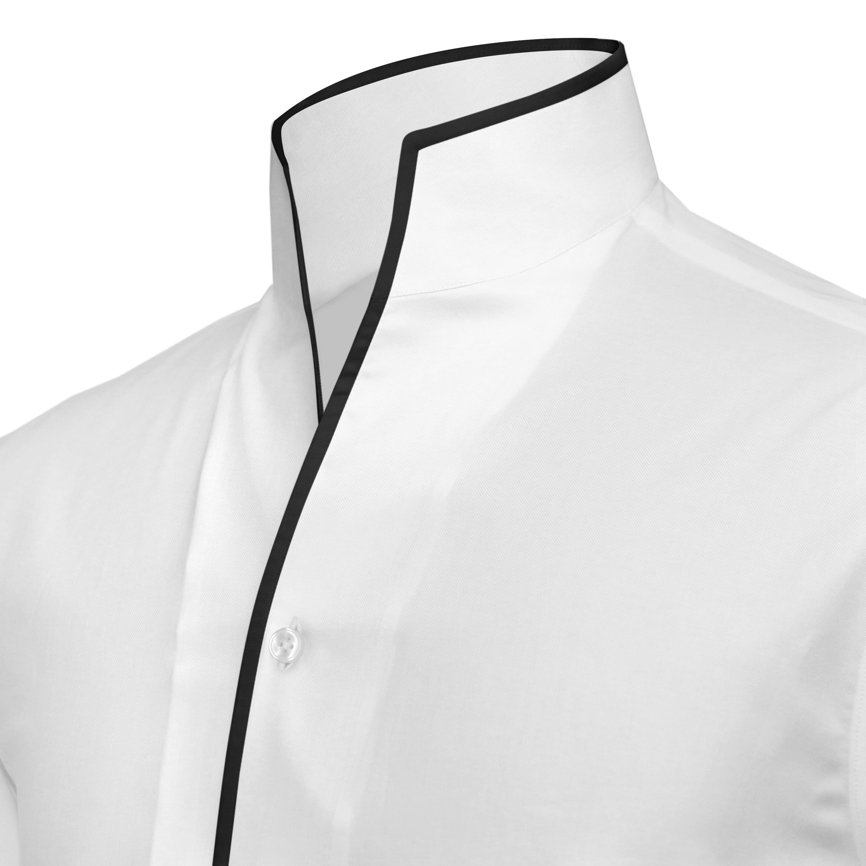【最終値下げ！】foufou　high neck dress shirts ≪通常販売≫high neck dress shirts （ハイネックドレスシャツ