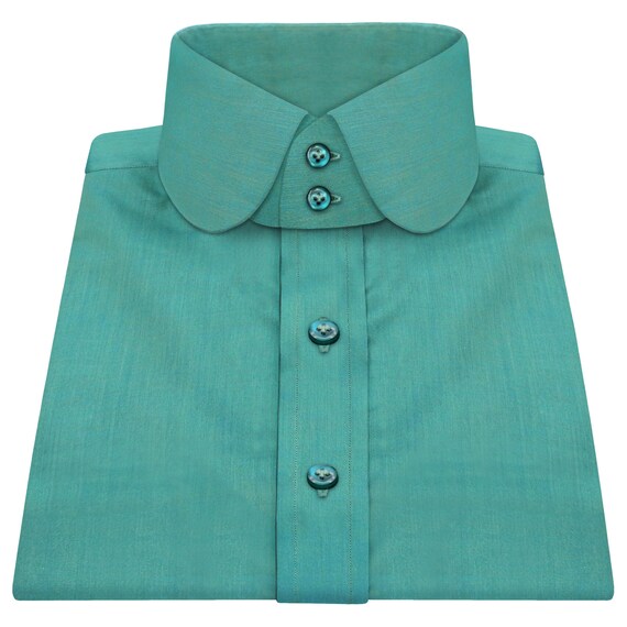 mens rounded collar dress shirt Round Collar Shirt,Vintage Club Collar Shirt,Eton Collar Dress Shirts,rounded Collar Custom Shirts