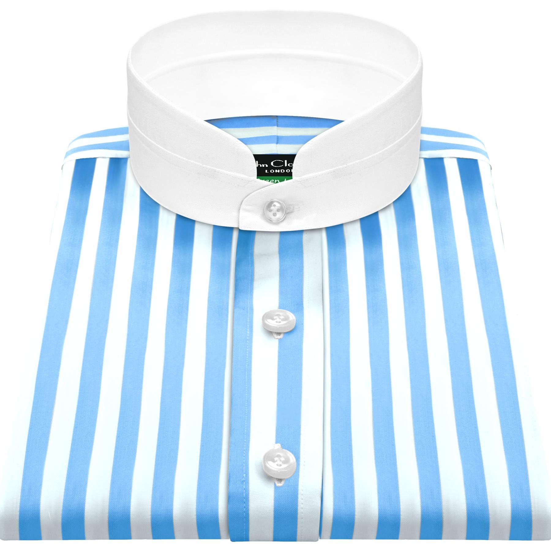 トップス 22ss ORIGINAL PRINTED BAND COLLAR SHIRTS Washed Organic Cotton Poplin Band Collar Shirt | EILEEN FISHER