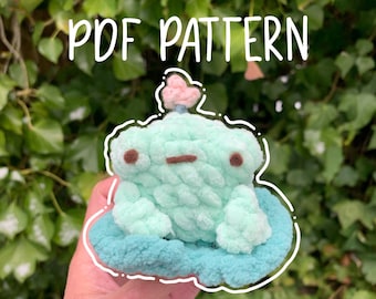 Crochet Lily Pad Frog Pattern [PATTERN ONLY]