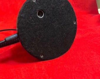 Repuesto de fieltro negro para micrófono Astatic D-104, versión amplificada