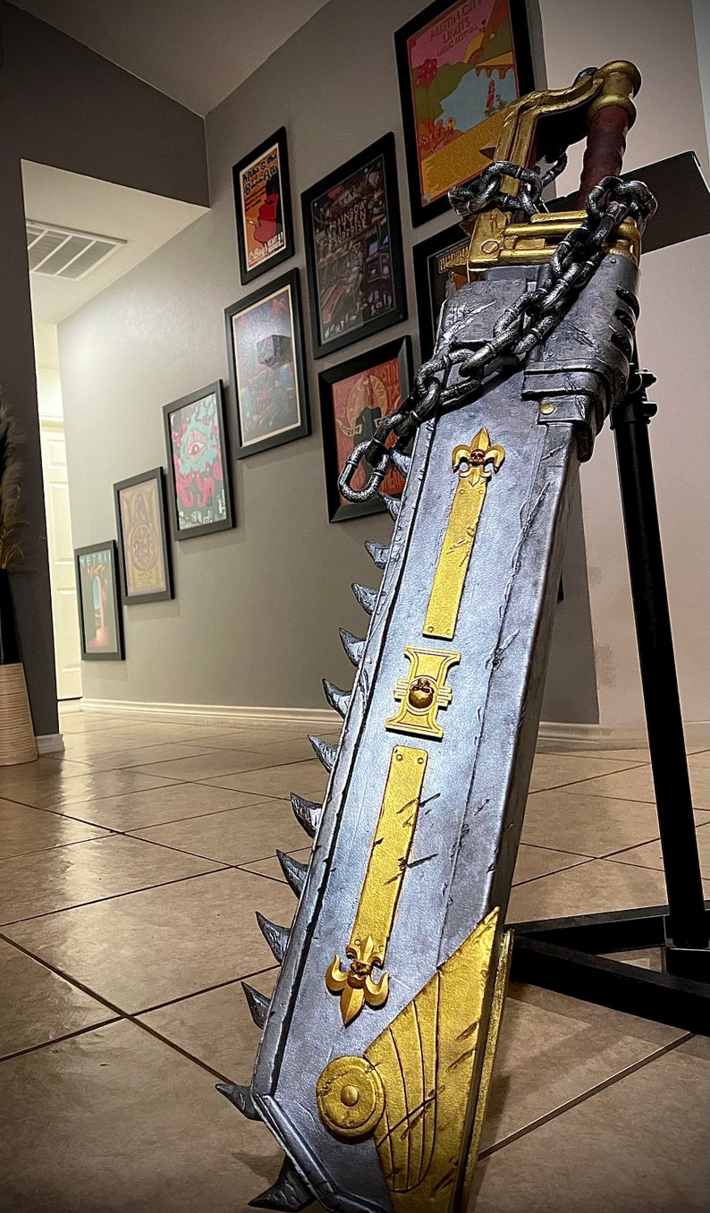 Custom Warhammer 40k EVA Foam Chainsword Prop Choose Paint Etsy Hong Kong