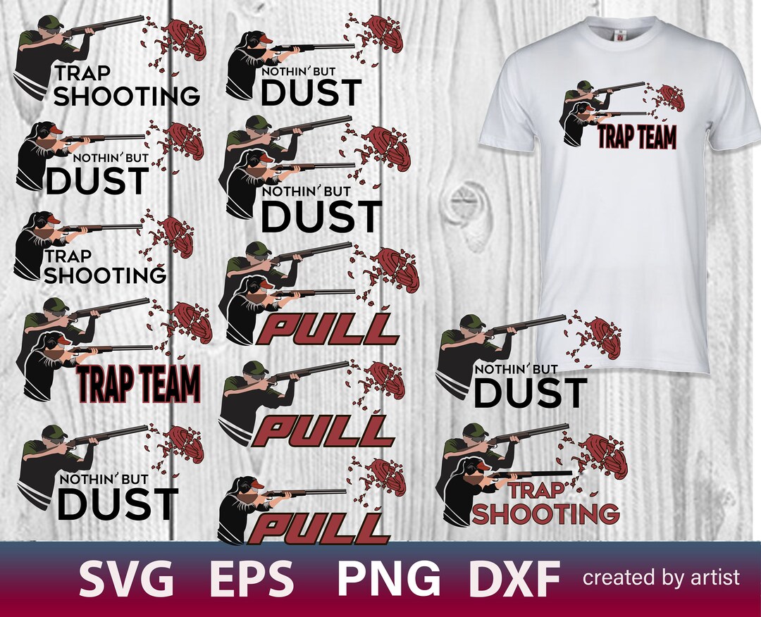 Trap Shooting Svg Eps Png Trap Shooting, Svg Shooting, Pulling, Trap