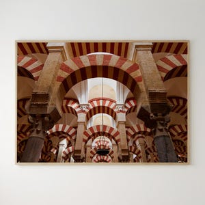 Mosque–Cathedral of Córdoba Art Print – Spain Travel Photography, Andalusian Architecture Decor