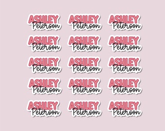 15 Name stickers, Personalized name stickers, Custom name stickers, Personalized name labels, Labels for school supplies, FREE SHIPPING!
