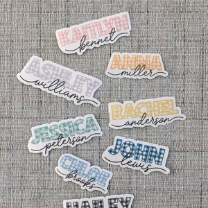 Personalized name sticker, Custom name sticker, Laptop sticker, Water bottle sticker, FREE SHIPPING!