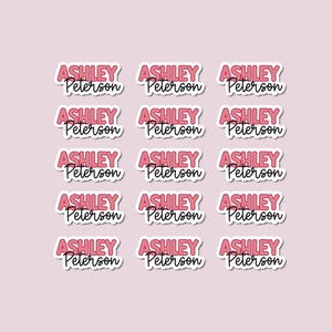 15 naamstickers, gepersonaliseerde naamstickers, gepersonaliseerde naamstickers, gepersonaliseerde naamlabels, etiketten voor schoolbenodigdheden, GRATIS VERZENDING!