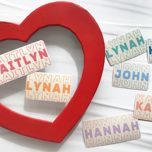Personalized name sticker, Custom name sticker, Pastel name sticker, Water bottle sticker, Tumbler sticker, laptop sticker, FREE SHIPPING!