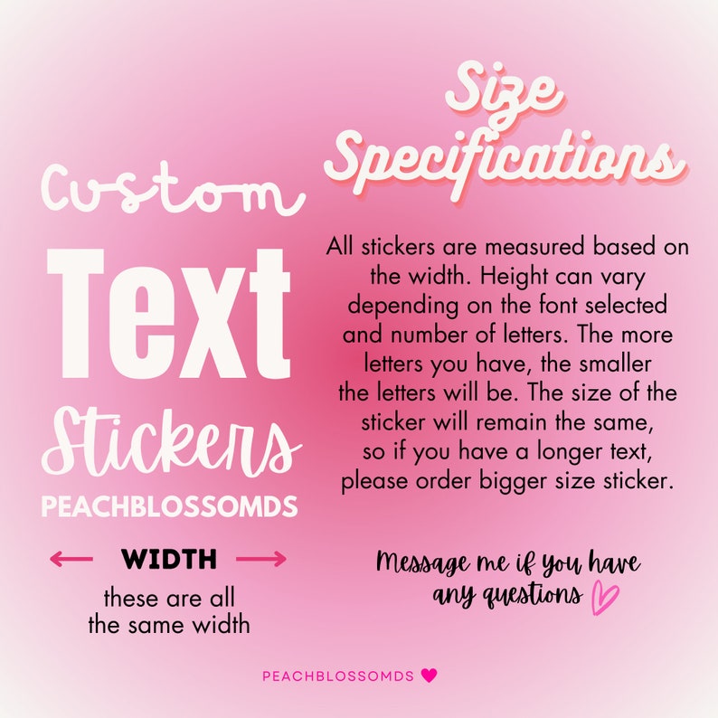 Custom text stickers, Build your own stickers, Personalized quotes, Waterproof stickers, FREE SHIPPING image 9