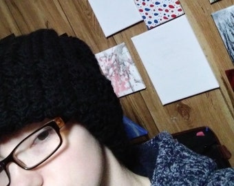 Custom Crocheted Beanie Hat