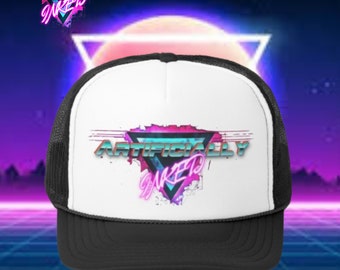 Retrowave trucker cap