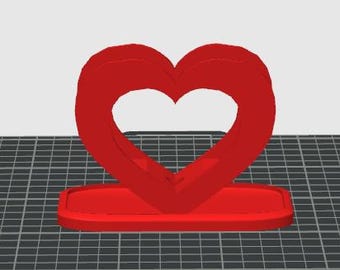 Heart kitchen Sponge Ventilated Holder Stand STL | Valentine Day Decor | Digital Download