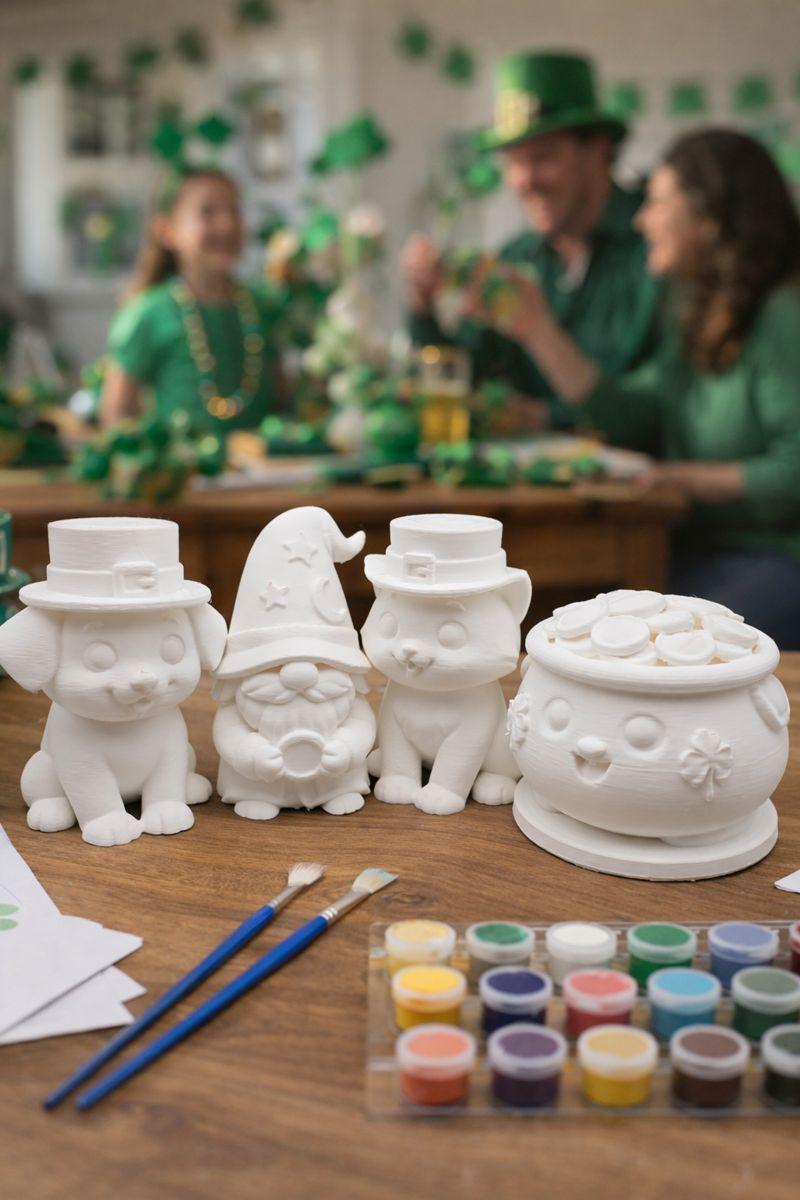 42 Adorable Gnome Crafts for Kids They Can't Help But Love! 21 St Patrick's Day Paintable Figurines Leprechaun Dog, Cat, Gnome &…