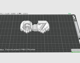 Archivo STL del “67” articulado en dos palmas – Divertido juguete antiestrés de escritorio – Descarga digital