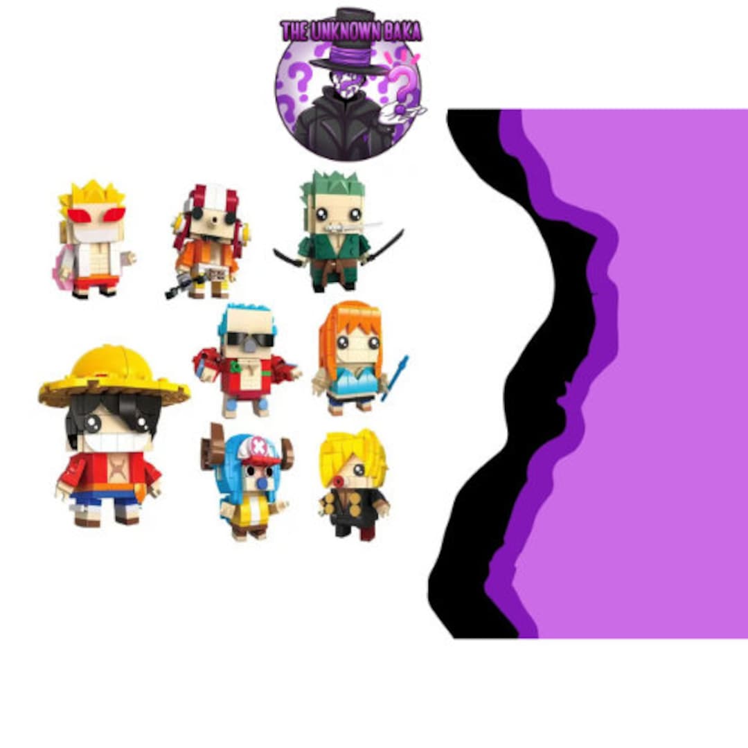 One Piece Anime Building Block Figures Collectible Lego-style Characters  From the World of Straw Hat Pirates 