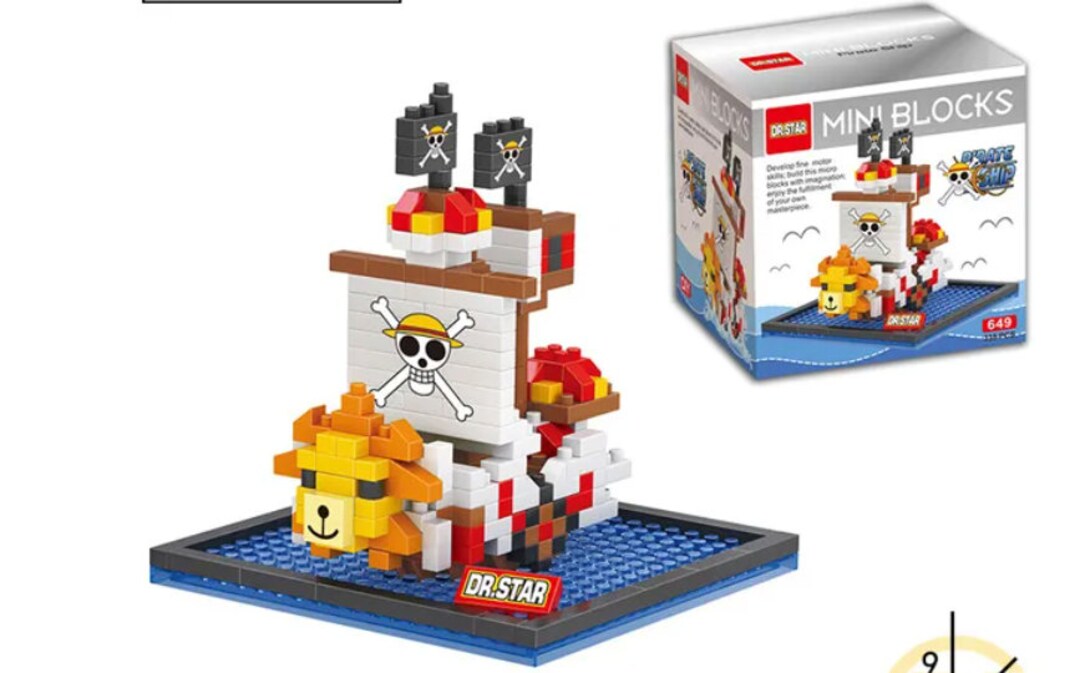 One Piece Legostyle Ship Building Blocks Red Force, Polar Tang