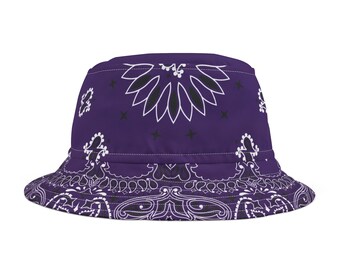 Custom College Bed Party Custom Bandana Bucket Hat, Customize with your College|School Colors