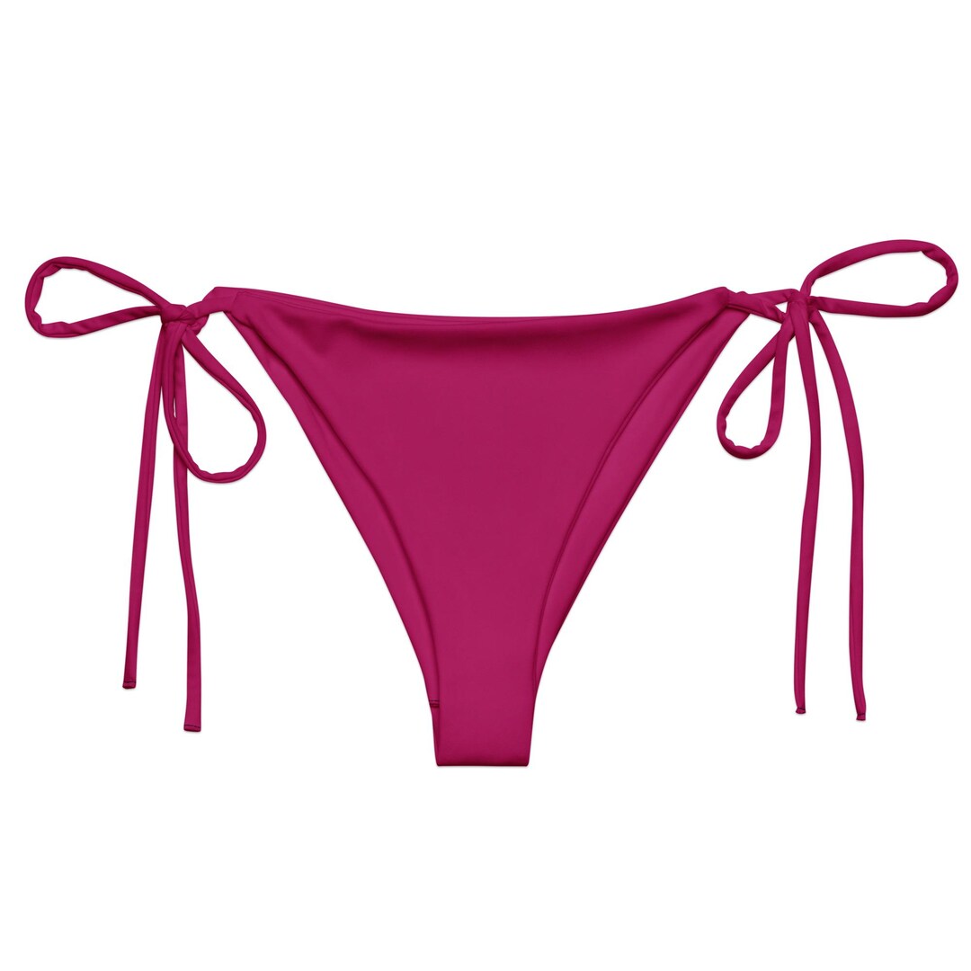Best String For Raspberry Raspberry Recycled String Bikini, String Bikini Bottom, Swimwear ...