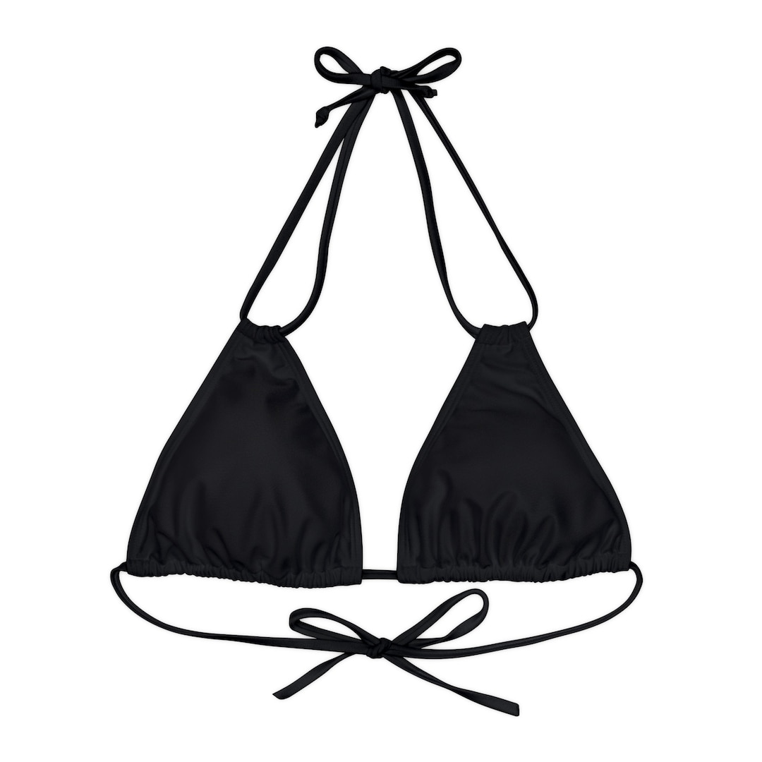Triangle Bikini Top - Black main image 0