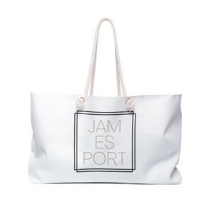 Jamesport tote, Jamesport tote bag, Jamesport bag, Long Island tote bag, Long Island bag, Weekend tote, Oversized tote