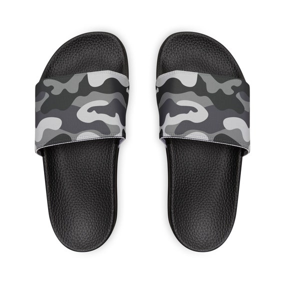 Custom Summer Slides Stone Argyle Print Custom Slides, Summer Slides, Slides  main image 3