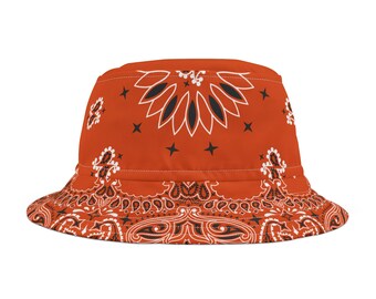 Custom College Bed Party Custom Bandana Bucket Hat, Customize with your College|School Colors