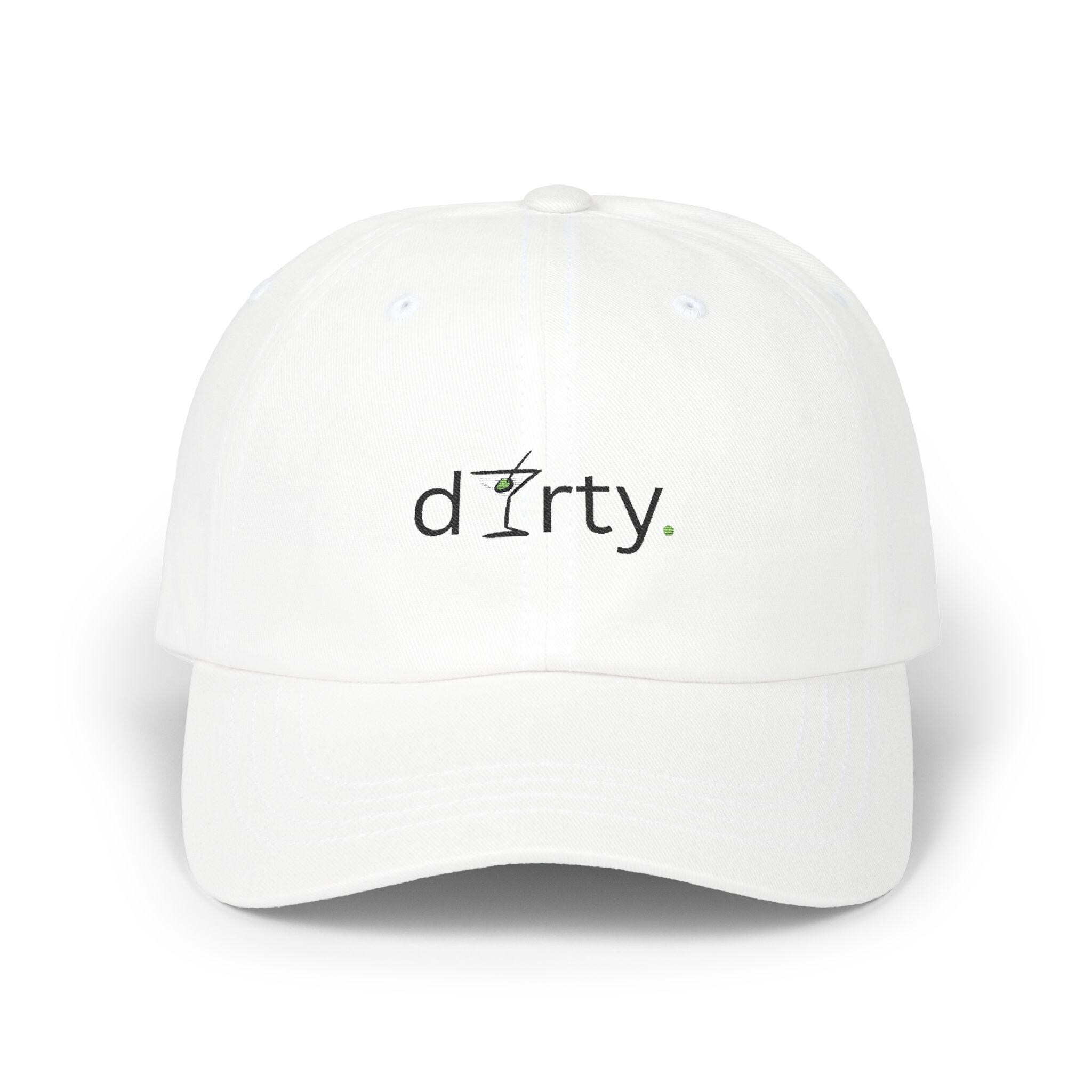 New Custom Designed Brushed Gray Baseball Cap with Embroidered Dirty Martini Dirty Martini Embroidered Baseball Cap - Adult Cotton Hat - Etsy main image 3