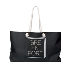 Greenport tote, Greenport tote bag, Greenport bag, Long Island tote bag, Long Island bag, Weekend tote, Oversized tote