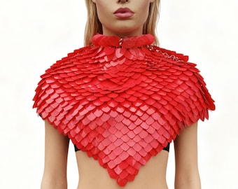 Scalemail Cape Mach dein eigenes Schuppencape. Scalemaille Anfänger Kit