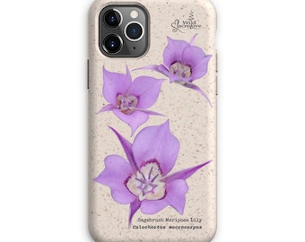 Fundas ecológicas para iPhone o teléfonos Galaxy S (Lirio Mariposa de Artemisa)