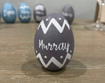Easter Eggs | Easter Table Decor | Custom Easter Place Card | Wood Easter Decor | Custom Easter Eggs