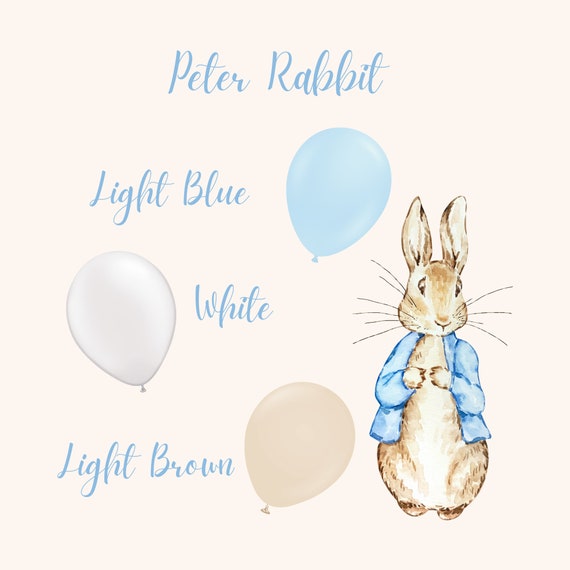 Peter Rabbit Balloon Garland | Baby Shower | Birthday | Baby Shower | Peter  Rabbit Party Supplies