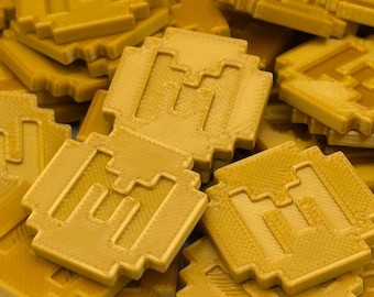 Video Game Minecoins - 3D Printed Party Favors - Birthday Gifts, Cake Decorations, and more!