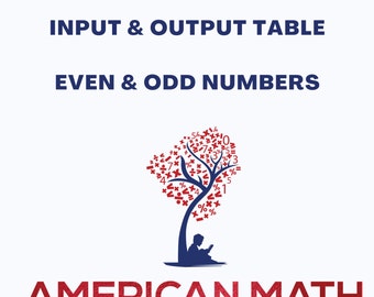 Grade 2 Math: Input and Output Table, Even Numbers and ODD Numbers