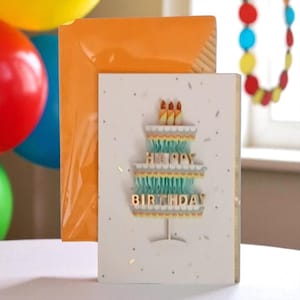 Hallmark Signature Birthday Greeting Card 3D Effect