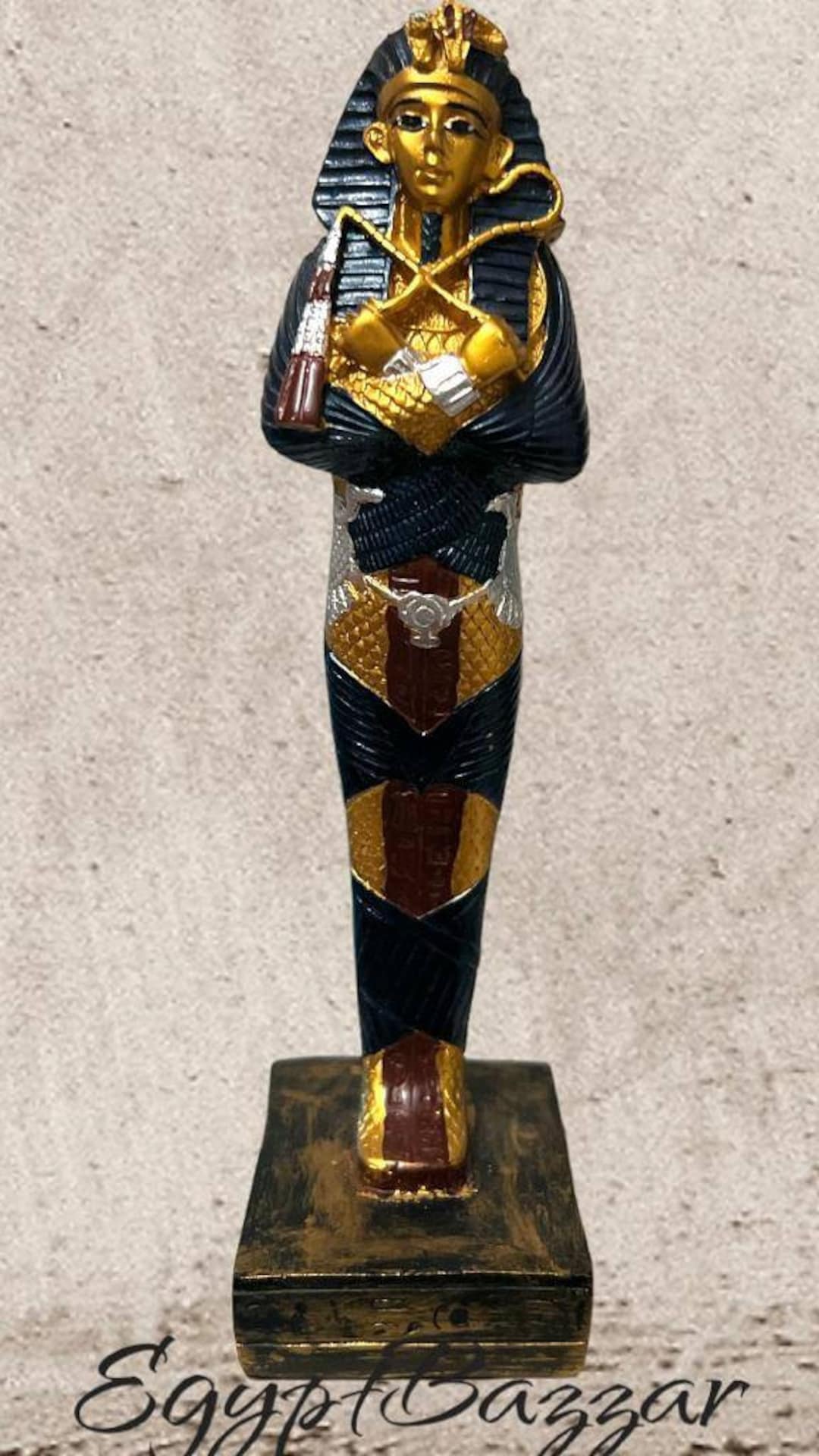 Egyptian King Tut Statue Sculpturestatue of Tutankhamun Collectibles