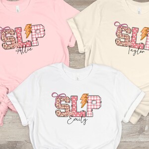 Speech Language Pathologist Shirts, SLP Custom Speech Pathology Shirts, SLP Shirt Therapist Gifts Child Therapy Autism Awareness Shirts