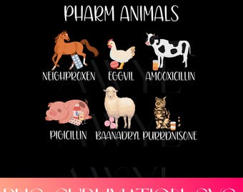 Funny Pharmacy PNG SVG Digital Download File