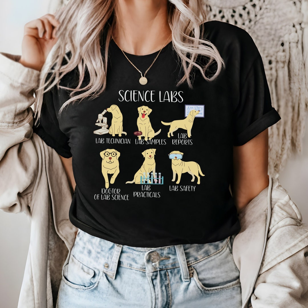 Labrador Retriever Funny Science Shirt, Funny Labs Science Shirt, Cute ...