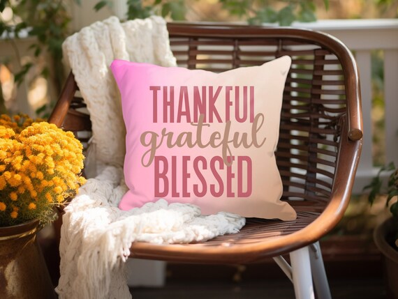 Blessed throw pillow outlet