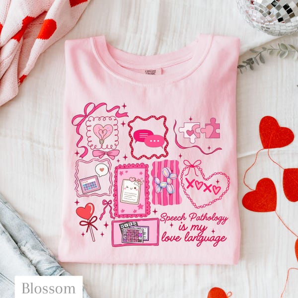 Speech Therapy Valentine Crewneck,Speech Pathologist