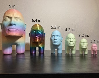 Large the Rock Among Us Dwayne Johnson - Etsy