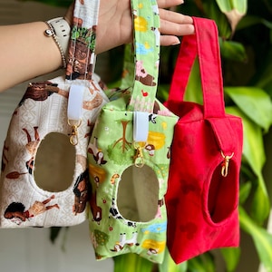 Handmade Diaper Pouch, Travel Wipe Case, Diaper Holder Custom Fabric Option, Baby Shower Gift  Diaper Bag Organizer